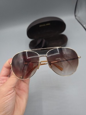 Michael Kors Silver Brown Aviator Sunglasses Michael Kors MK5014 SABINA III Pilot Sunglasses For Women main image 2