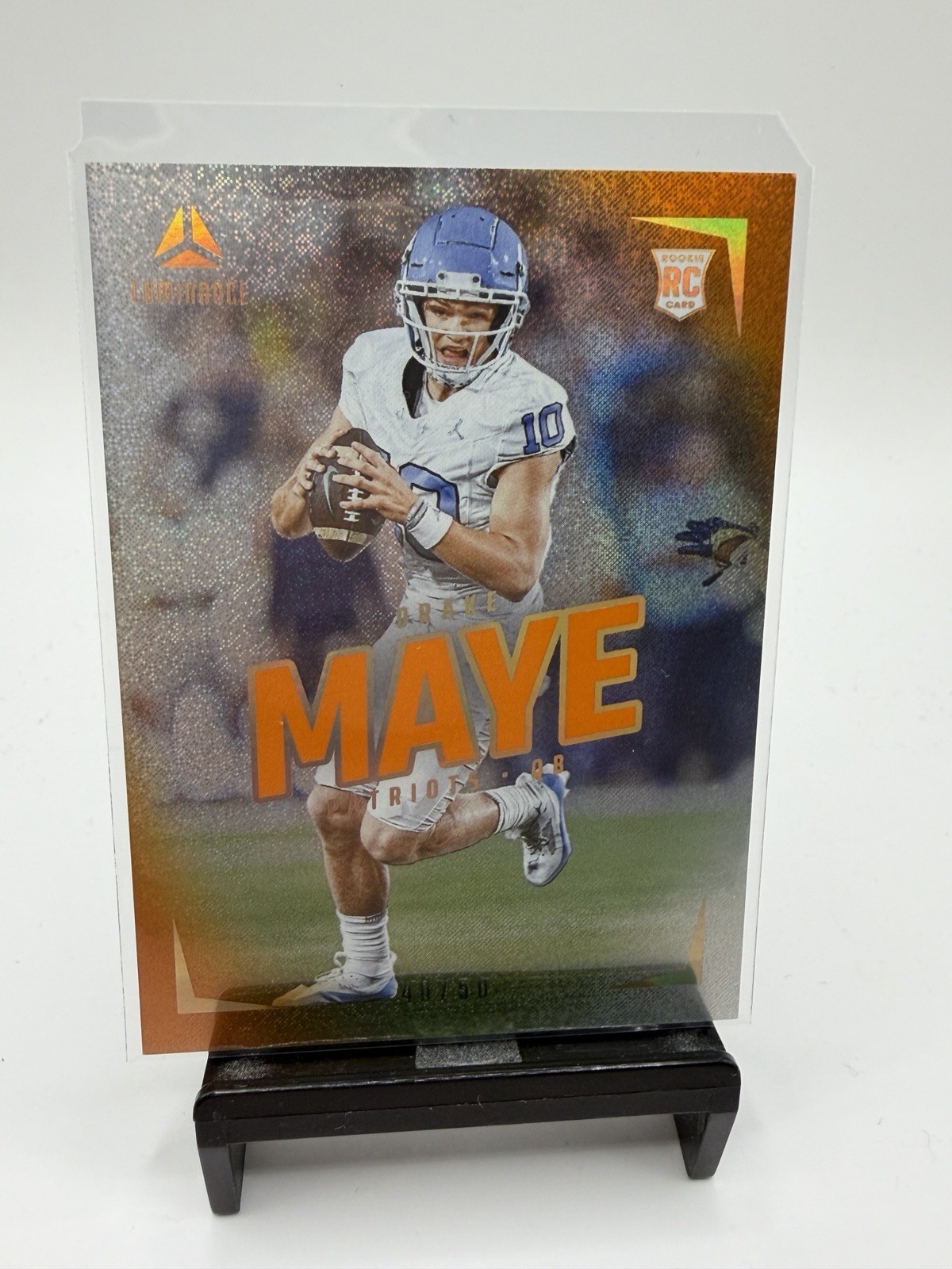 2024 Panini Luminance - Rookies Drake Maye #103 Orange 40/50 (RC)