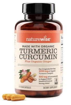 Curcumin Turmeric 2250mg - 95% Curcuminoids & BioPerine Black Pepper Extract ...