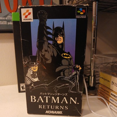 [Boxed] Batman Returns Nintendo SuperFamicom SFC Software from Japan