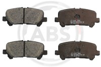 A.B.S. Bremsbelagsatz Scheibenbremse 35366 FüR Toyota Hiace 6 Bus GDH322