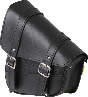 Willie & Max Revolution Swingarm Saddlebag Black #59776-00 Harley Davidson