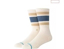 STANCE - Boyd ST- Casual Crew Socks - Ivory - Lg