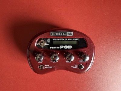 LINE 6 Pocket POD Modeling Effektprozessor. Top Zustand.