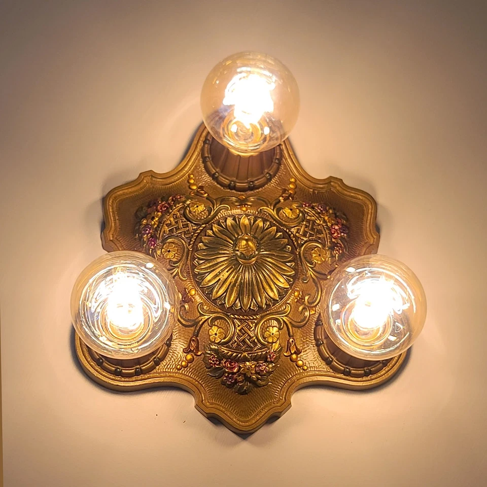 Vintage Ceiling Light Fixture, by Lightolier Mfg, Early 1930s- Total Restoration - Image 2 of 4