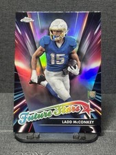 Ladd McConkey RC 2024 Topps Chrome Football - Future Stars #FS-13 L.A. Chargers