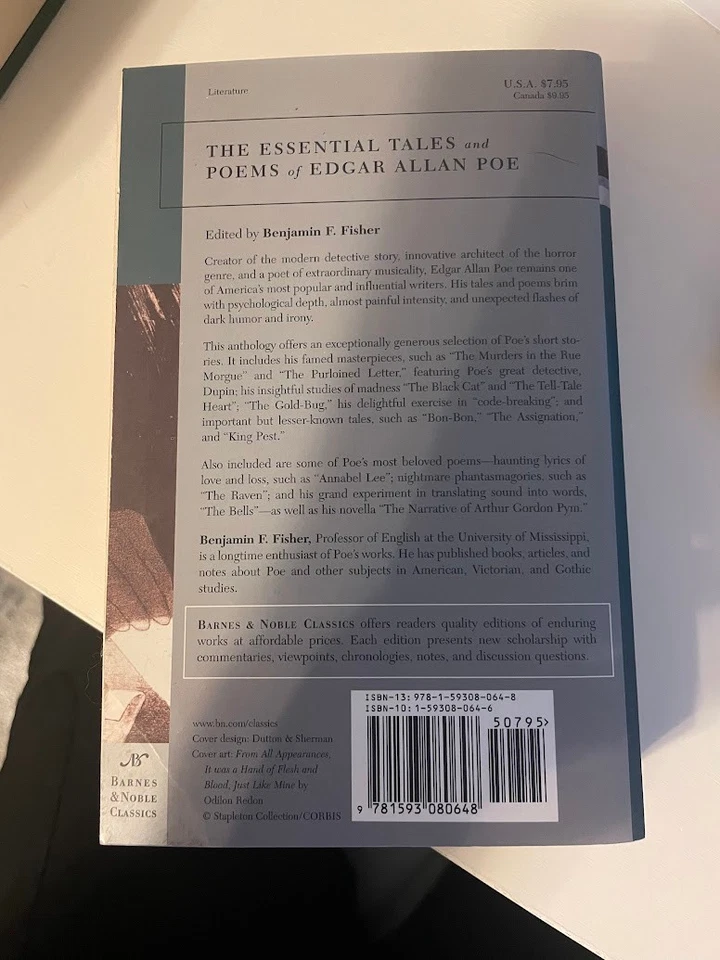 The Essential Tales And Poems of Edgar Allen Poe (Barnes & Noble Classics)  - Image 2 of 4