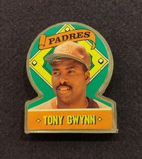 1991 Topps Superstar Standups Candy Collectibles Clear Variation #18 Tony Gwynn