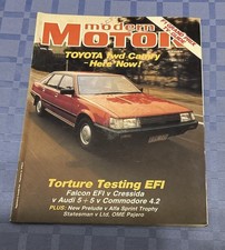 Modern Motor Mag Apr 1983 WB Statesman v LTD XE Falcon VH V8 Commodore Cressida