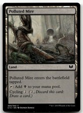 Polluted Mire #300 (LP) Commander 2015 C15 Magic MTG