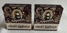Set of Two Dr. Squatch Soap ~ Halloween Limited Edition ~ Count Sudsula!
