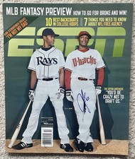 ESPN MAGAZINE 2008 JUSTIN UPTON AUTOGRAPH MLB BASEBALL ARIZONA DIAMONDBACKS