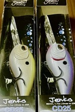 2 Jenko Fishing JENKO CD25 Crankbait Fish  Lures ROOTBEER SHAD/PURPLE RAIN - NEW
