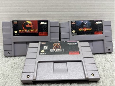 Mortal Kombat Trilogy SNES Super Nintendo Tested Working