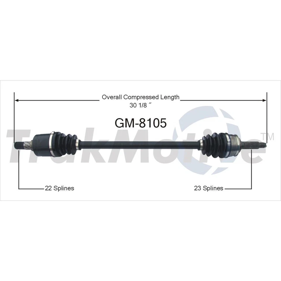 Вал оси переднего шарнирного соединения для Geo Metro 1989 1990 1991 1992 1993 1994 годов выпуска - Изображение 3 из 4