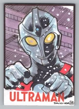 Ultraman Series 4. Artist David Lee Sketch Card. RRParks Cards 2025