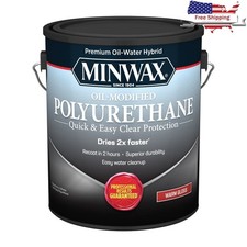 Water Based Oil Modified Polyurethane Quick Dry Gloss Interior Wood Finish New