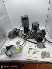 Chinon CE-4, Hanimax Zoom Flash TZ/1, Vivitar Lens 80-200mm, Vivitar Mc Tele...
