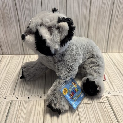 Ganz Webkinz ''RACCOON'' HM143 8'' Retired Stuffed Animal Sealed UNUSED CODE