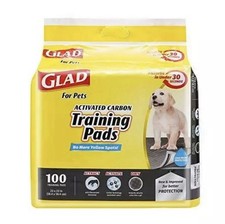 Glad Pets Black Charcoal Puppy Pads Puppy Potty Training Pads That ABSORB 100pk