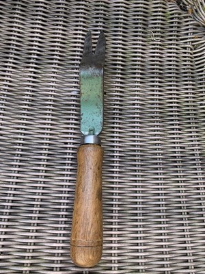 Vintage 2 Zinken Gänseblümchen Gabel