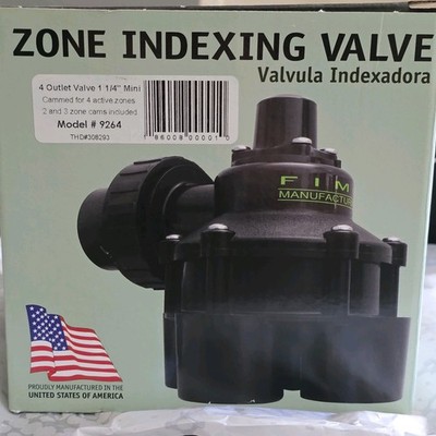 FIMCO Manufacturing Inc. 1 1/4'' 4 Outlet Mini Indexing Valve with 2,3 Zone Cams