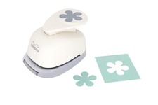 Bira Craft 1 inch Flower 3 Shape Lever Action Punch for Paper off-white