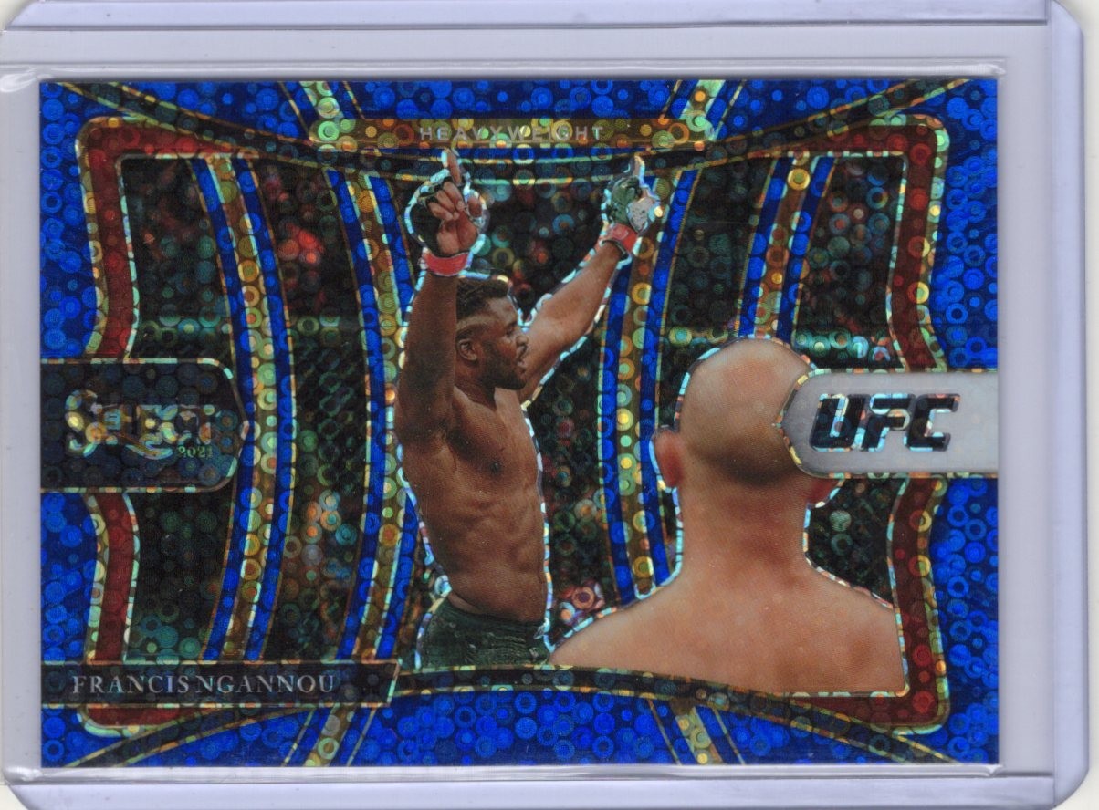 FRANCIS NGANNOU BLUE DISCO 2021 SELECT PREMIER LEVEL /99 #120