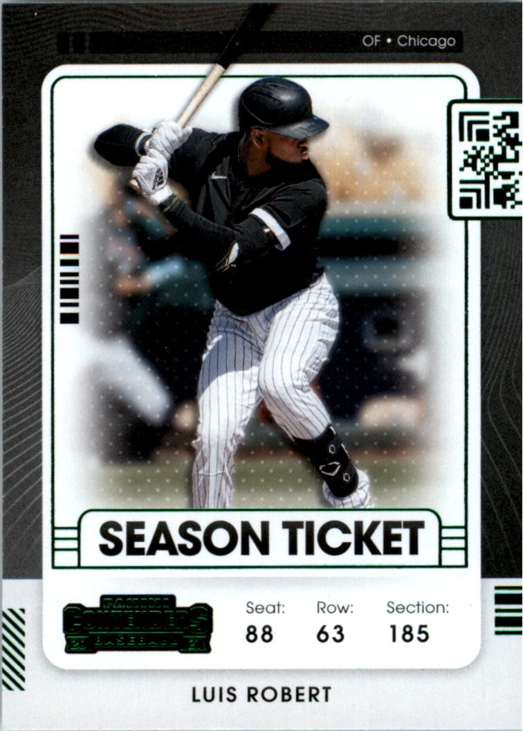 2021 Panini Contenders Season Ticket Green #70 Luis Robert - BB