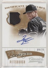 2014 Panini Classics Gold Jerseys Prime 9/25 Jameson Taillon #37 Auto i5q