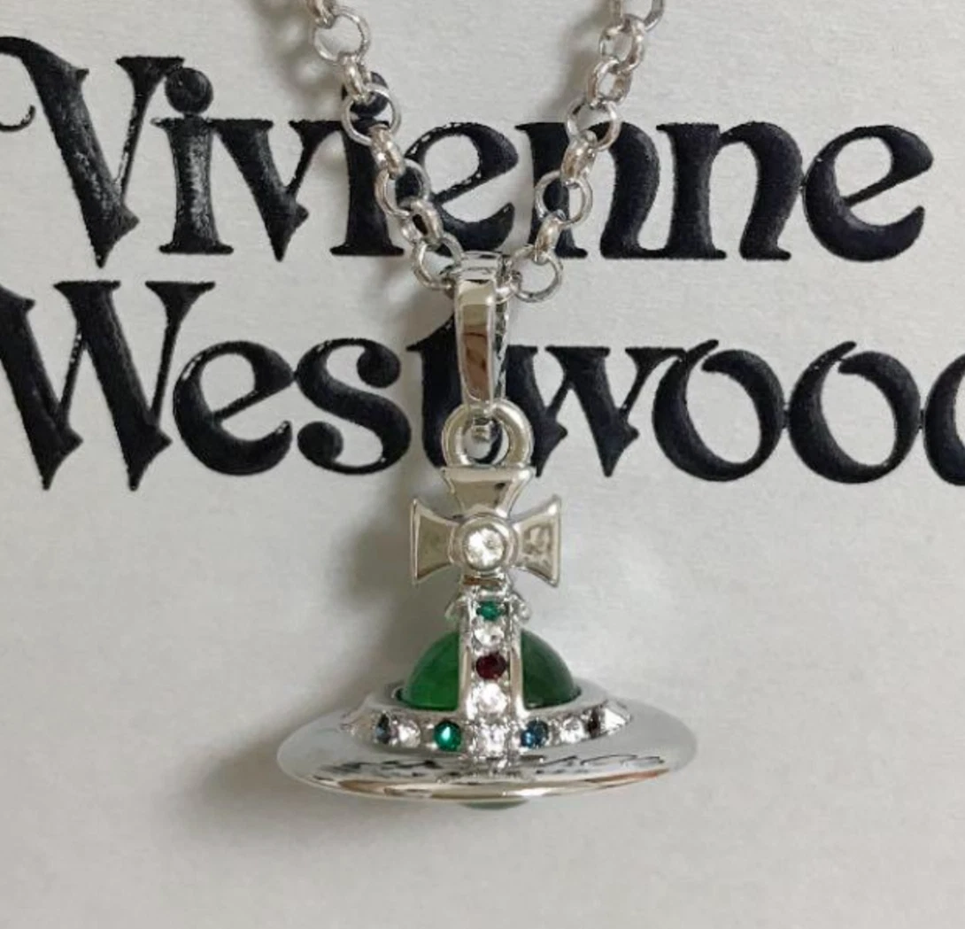 Vivienne westwood clearance tiny orb necklace