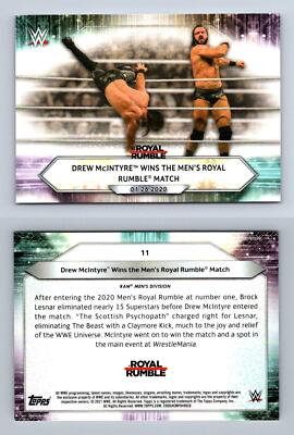 Rumble Match Royal Rumble 2021 Pay Per View Cost Drew McIntyre