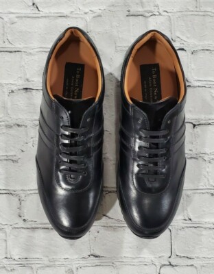 To Boot New York - Black leather sneakers Men’s size 8 Rocco Black Soft Calf Leather Sneaker main image 4