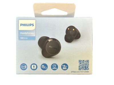 PHILIPS TAT1209BK TWS, In-ear Kopfhörer Bluetooth Schwarz Series 1000 Neu 97db