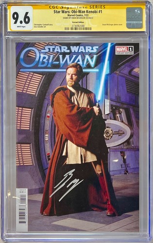Ewan McGregor Signed CGC Signature Series Graded 9.6 Star Wars Obi-Wan Kenobi #1