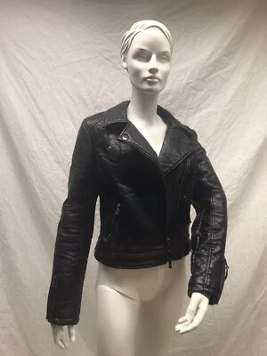 TOPSHOP Bikerjacke Kunstleder Lederjacke 38 - Bild 1 von 4