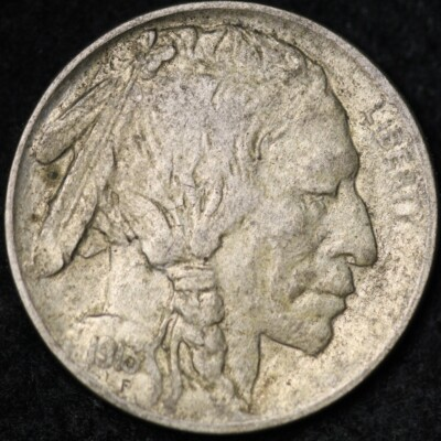 #ad 1913 D TYPE 1 Buffalo Nickel CHOICE AU FREE SHIPPING E241 KEC $44.61