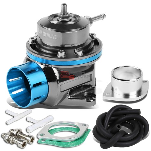 Universal Adjustable Aluminum Blow Off Valve (BOV) - Silver, Type-S Style, PSI Turbo