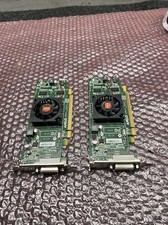 Lot of 2 Dell AMD Radeon HD 512MB DDR3 Low Profile Desktop Video Card 01CX3M