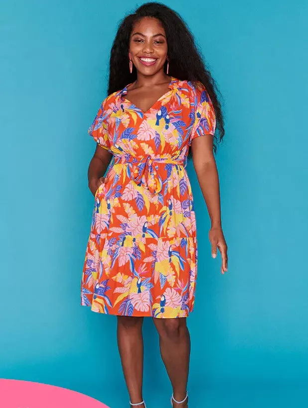 Tropical Prints Plus Size  Fashion Tropical Prints Plus Size