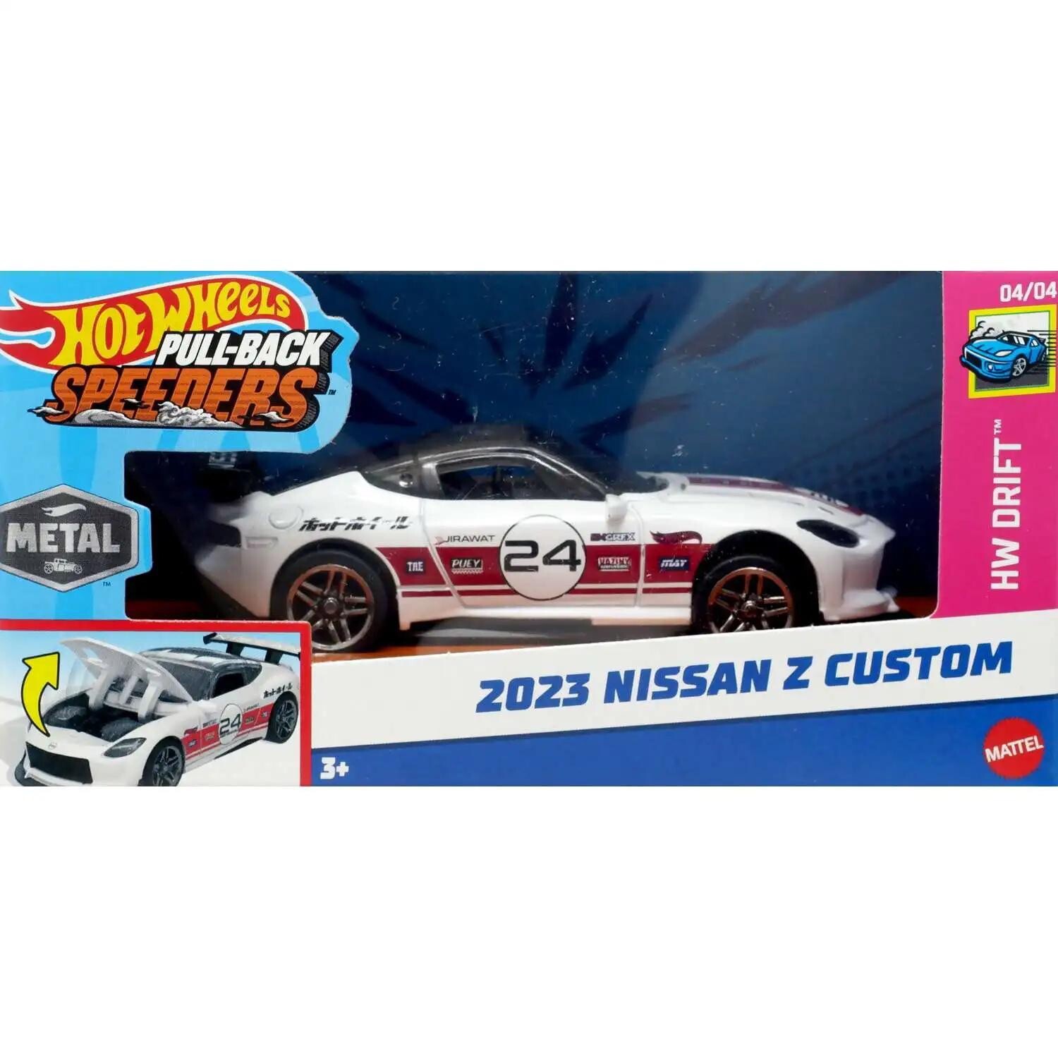 Hot Wheels Pull-Back Speeders 1:43 2022 BMW M4 GT3 JKP98 Blue - New (Sealed) - Image 16