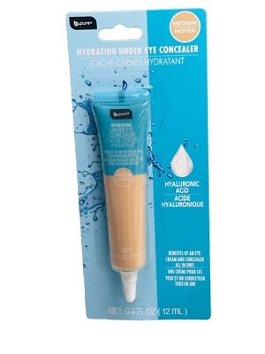 b.pure Hydrating Under Eye Concealer-All in 0ne-Hyaluronic Acid 0.4floz- medium 