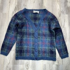 Paul Harris Design Sweater Womens L Long Sleeve Button Up Mohair Knit Cardigan