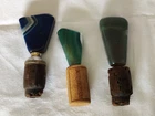 From a liquidation: 3 great old gemstone decorative corks