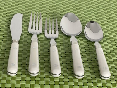 Washington Forge MARDI GRAS WHITE Stainless Flatware SMART CHOICE B117VG