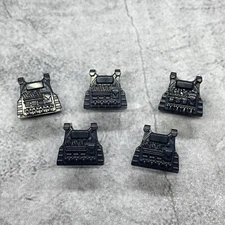 5pack Black Tactical Vest Body armor Blocks Accessories for Minifigures B15009