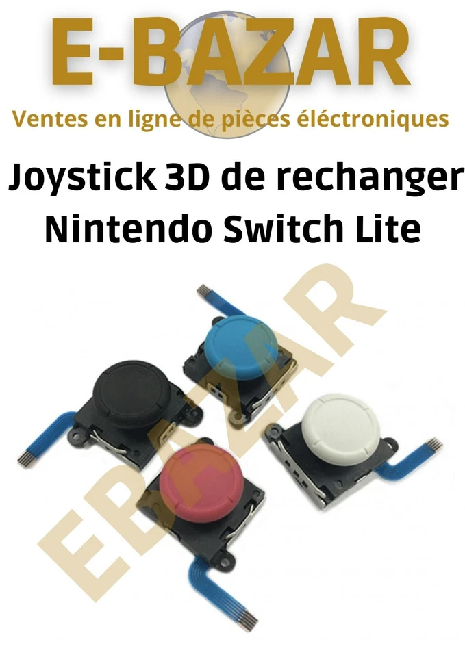 Nintendo Switch/OLED/Lite – Joystick 3D Original Stick Analogique Réparation