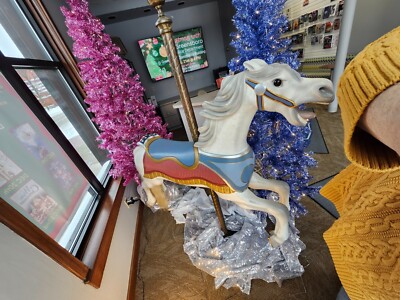 wooden carousel horse full size