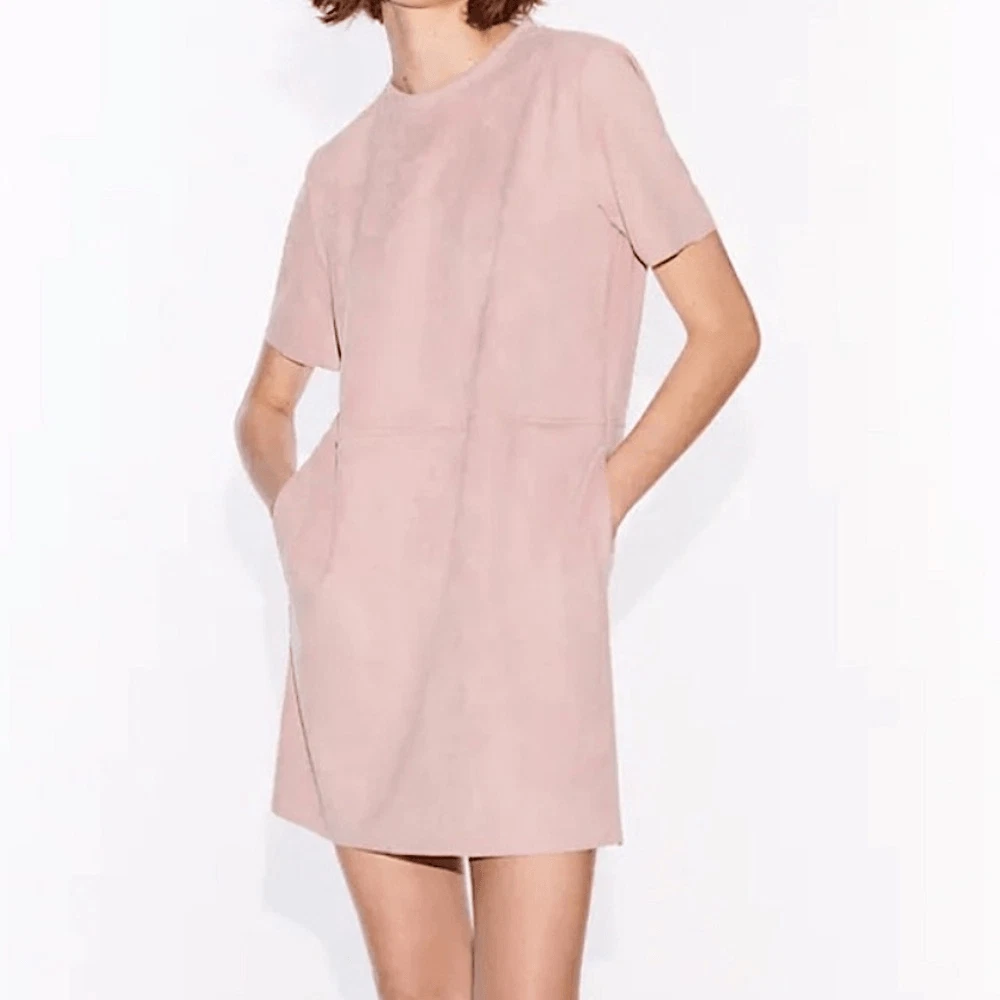 Suede Pink Dresses for Women for sale | eBay