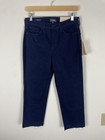 NWT NYDJ High Waist Release Hem Relaxed Capri Jeans Size 6 — photo 2